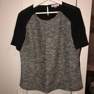 Calvin Klein Professional Tweed Short Sleeve Shirt